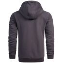 Alessandro Salvarini Herren Sweatjacke O296 Anthrazit