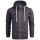 Alessandro Salvarini Herren Sweatjacke O296 Anthrazit