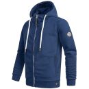 Alessandro Salvarini Herren Sweatjacke O296 Blau