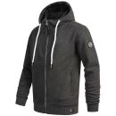 Alessandro Salvarini Herren Sweatjacke O296 Dunkelgrau Größe L - Gr. L