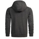 Alessandro Salvarini Herren Sweatjacke O296 Dunkelgrau Größe L - Gr. L