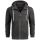 Alessandro Salvarini Herren Sweatjacke O296 Dunkelgrau Größe L - Gr. L