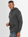 Alessandro Salvarini Herren Hoodie O295 Dunkelgrau