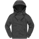Alessandro Salvarini Herren Hoodie O295 Dunkelgrau Größe XXL - Gr. 2XL