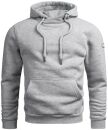 Alessandro Salvarini Herren Hoodie O295 Hellgrau