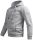 Alessandro Salvarini Herren Hoodie O295 Hellgrau Größe XXL - Gr. 2XL