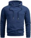 Alessandro Salvarini Herren Hoodie O295 Blau