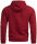 Alessandro Salvarini Herren Hoodie O295 Bordeaux Größe S - Gr. S