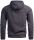 Alessandro Salvarini Herren Hoodie O295 Anthrazit Größe XL - Gr. XL