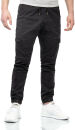 Indicode Levi Herren Cargo Hose B698 Schwarz Größe XXL - Gr. 2XL