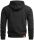 Alessandro Salvarini Herren Hoodie O294 Schwarz Größe S - Gr. S