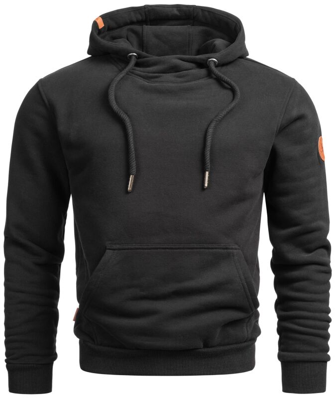 Alessandro Salvarini Herren Hoodie O294 Schwarz Größe XL - Gr. XL