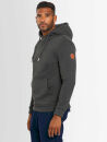 Alessandro Salvarini Herren Hoodie O294 Dunkelgrau