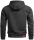 Alessandro Salvarini Herren Hoodie O294 Dunkelgrau Größe XXL - Gr. 2XL