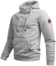 Alessandro Salvarini Herren Hoodie O294 Hellgrau Größe XXL - Gr. 2XL