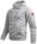 Alessandro Salvarini Herren Hoodie O294 Hellgrau Größe XXXL - Gr. 3XL
