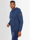Alessandro Salvarini Herren Hoodie O294 Blau