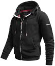 Alessandro Salvarini Herren Hoodie O293 Schwarz Größe L - Gr. L