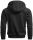 Alessandro Salvarini Herren Hoodie O293 Schwarz Größe L - Gr. L