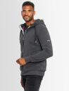 Alessandro Salvarini Herren Sweatjacke O293 Dunkelgrau