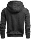 Alessandro Salvarini Herren Sweatjacke O293 Dunkelgrau Größe XXXL - Gr. 3XL