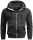 Alessandro Salvarini Herren Sweatjacke O293 Dunkelgrau Größe XXXL - Gr. 3XL