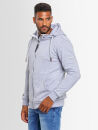 Alessandro Salvarini Herren Sweatjacke O293 Hellgrau