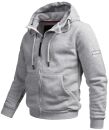 Alessandro Salvarini Herren Sweatjacke O293 Hellgrau Größe M - Gr. M