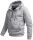 Alessandro Salvarini Herren Sweatjacke O293 Hellgrau Größe M - Gr. M