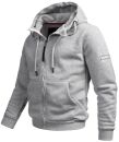 Alessandro Salvarini Herren Sweatjacke O293 Hellgrau Größe L - Gr. L