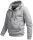 Alessandro Salvarini Herren Sweatjacke O293 Hellgrau Größe L - Gr. L