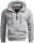 Alessandro Salvarini Herren Sweatjacke O293 Hellgrau Größe XL - Gr. XL