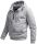 Alessandro Salvarini Herren Sweatjacke O293 Hellgrau Größe XL - Gr. XL