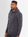 Alessandro Salvarini Herren Sweatjacke O293 Anthrazit