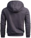 Alessandro Salvarini Herren Sweatjacke O293 Anthrazit