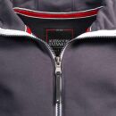 Alessandro Salvarini Herren Sweatjacke O293 Anthrazit