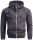 Alessandro Salvarini Herren Sweatjacke O293 Anthrazit