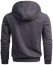 Alessandro Salvarini Herren Sweatjacke O293 Anthrazit Größe S - Gr. S