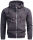 Alessandro Salvarini Herren Sweatjacke O293 Anthrazit Größe L - Gr. L
