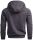 Alessandro Salvarini Herren Sweatjacke O293 Anthrazit Größe L - Gr. L