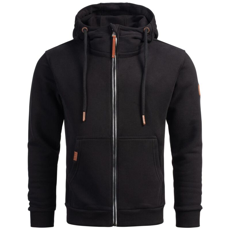 Alessandro Salvarini Herren Sweatjacke O292 Schwarz Größe S - Gr. S