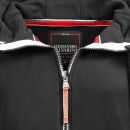 Alessandro Salvarini Herren Sweatjacke O292 Schwarz Größe S - Gr. S