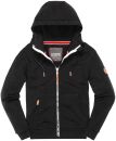 Alessandro Salvarini Herren Sweatjacke O292 Schwarz Größe XL - Gr. XL