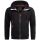 Alessandro Salvarini Herren Sweatjacke O292 Schwarz Größe XL - Gr. XL