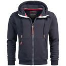 Alessandro Salvarini Herren Sweatjacke O292 Navy Größe S - Gr. S