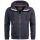 Alessandro Salvarini Herren Sweatjacke O292 Navy Größe S - Gr. S