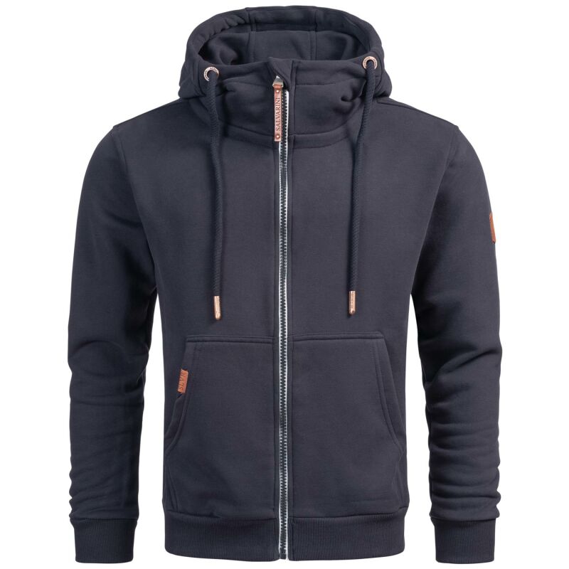 Alessandro Salvarini Herren Sweatjacke O292 Navy Größe XXL - Gr. 2XL