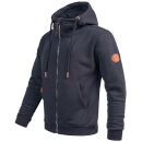 Alessandro Salvarini Herren Sweatjacke O292 Navy Größe XXL - Gr. 2XL