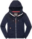 Alessandro Salvarini Herren Sweatjacke O292 Navy Größe XXXL - Gr. 3XL