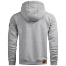 Alessandro Salvarini Herren Sweatjacke O292 Hellgrau Größe XXL - Gr. 2XL